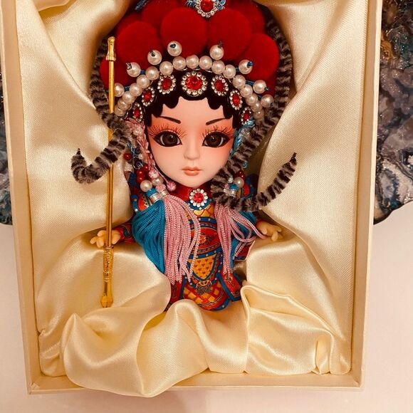 Peking Chinese Opera Doll New - Picture 1 of 9